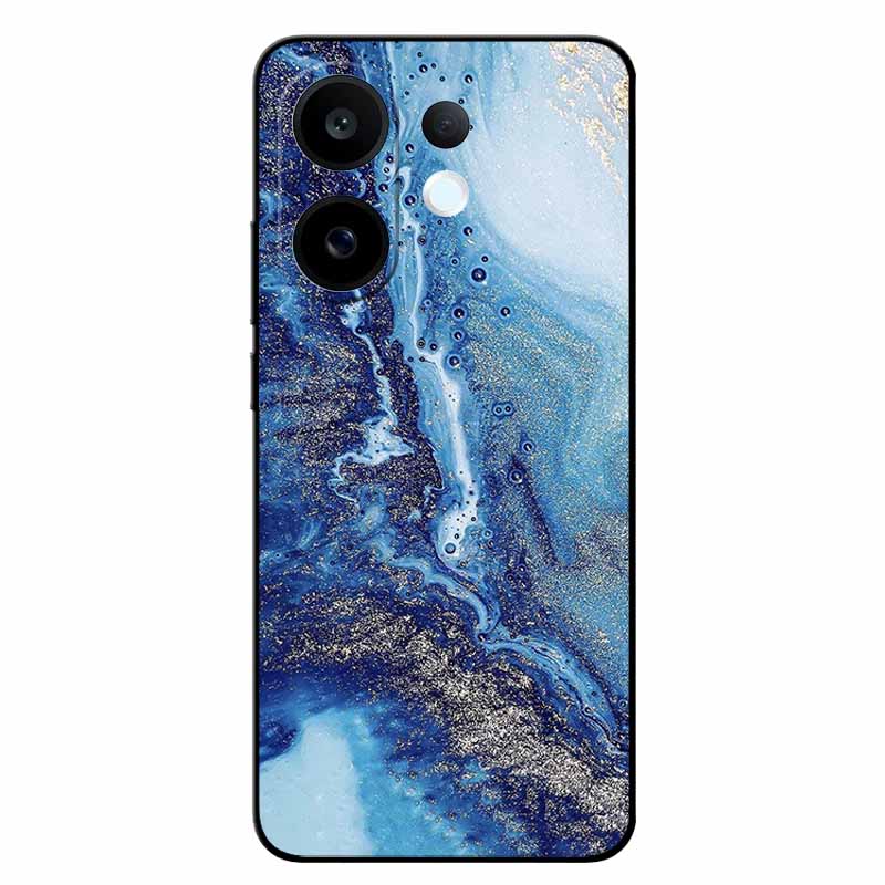 Чехлы для vivo S30 5G V2464A Мраморный силиконовый чехол с рисунком Для V2464A Мягкий черный Funda VIVO S30 TPU Чехлы vivo S30 5G