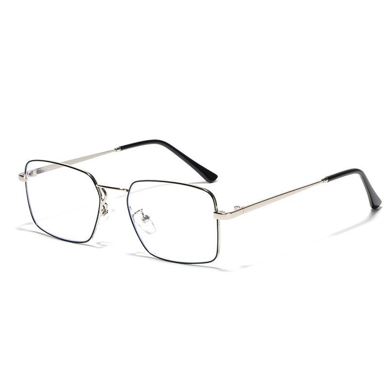 Очки Квадратные очки Nerd Sven Декоративные очки Женские изящные очки Commuter Металлические плоские зеркала