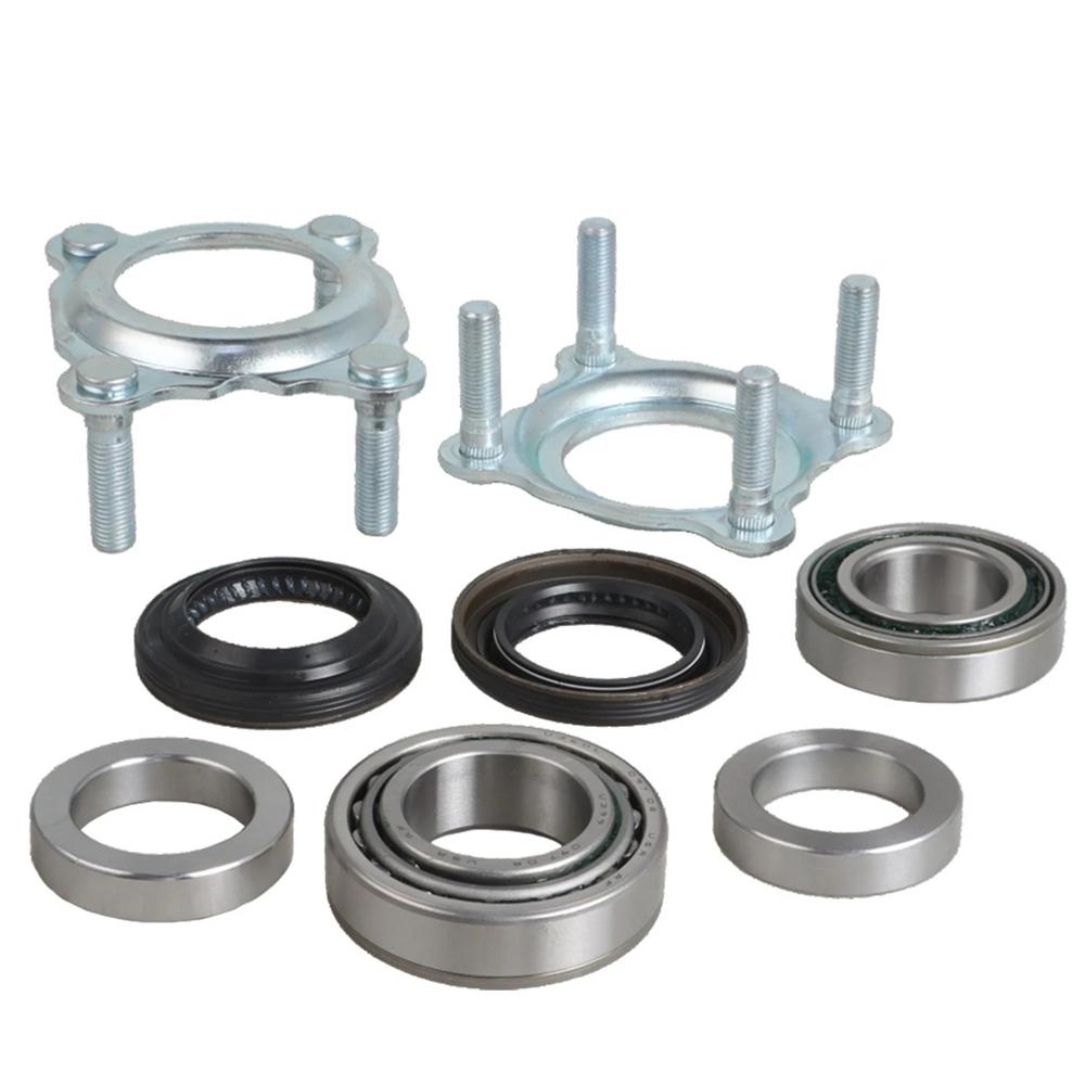 2 Set Rear Axle Bearing Seal & Retainer Kit For 2007-2018 Jeep JK Wrangler L & R