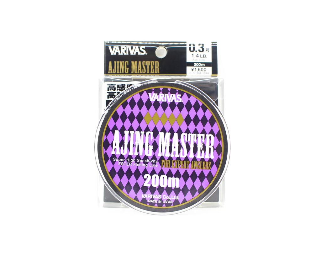 Varivas Ester Line Ajing Master 200m P.E 0.3, 1.4lb (8552)