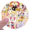 55Pcs Cartoon Sailor Moon Graffiti Stickers Suitcase Water Cup Stationery Mobile Phone Laptop Refrigerator Decoration Diy Decals