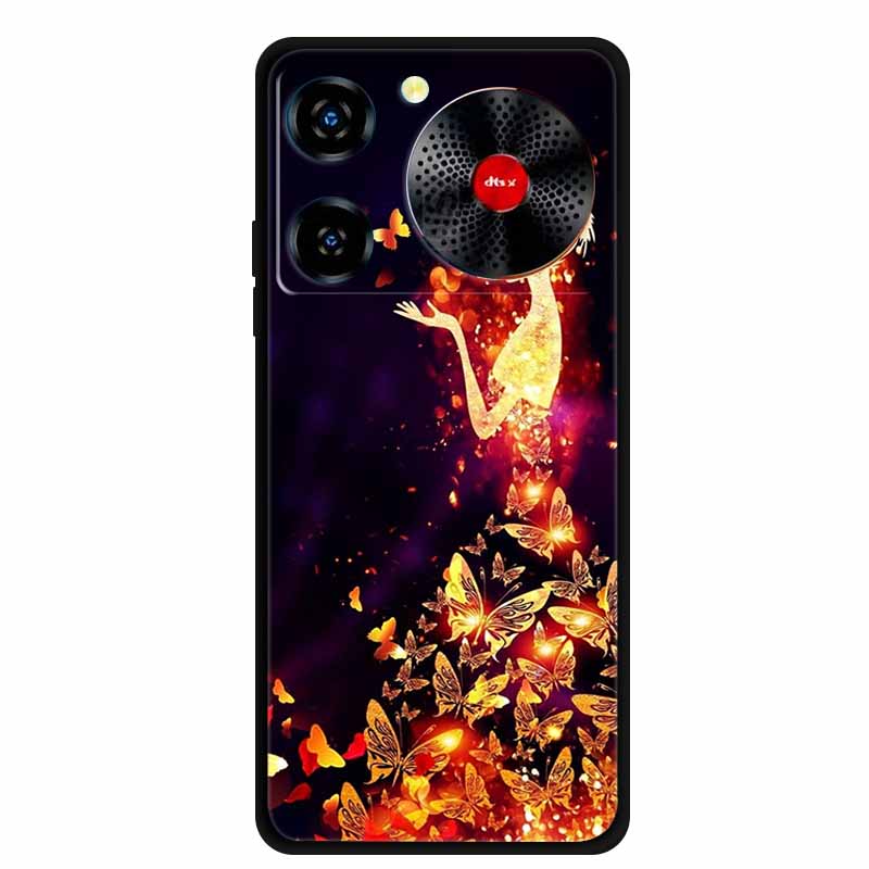 Для ZTE nubia Music 6.6" Чехол Модный Черный Силиконовый Мягкий Чехол для Телефона Для Z2353 ZTE nubia Music TPU Ударопрочный Защитный Чехол