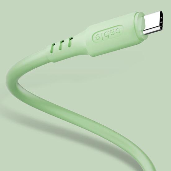 Data Cable Fast Transmission Anti-winding Type-C Charging Stable Liquid Silicone Charging Cable