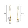 20pcs/lot Polyester Lanyard Double Ring Lobster Clasp Rope Keychains Cellphone Hook Keyring Bag Accessories For Key Ring Making