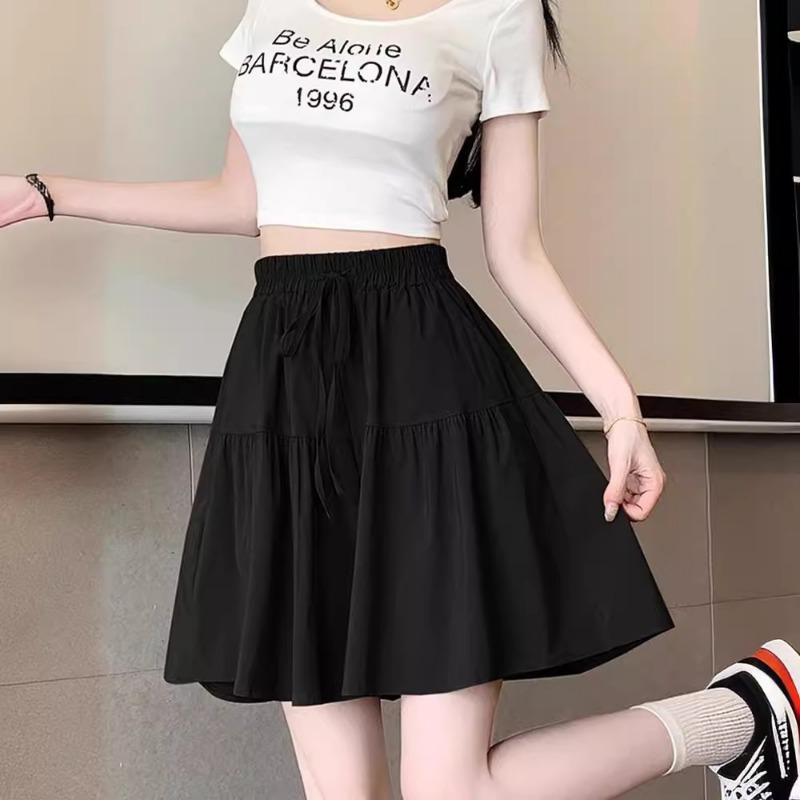 Женские летние утягивающие брюки Ice Silk с высокой талией, широкие шорты Five minute с эластичной талией