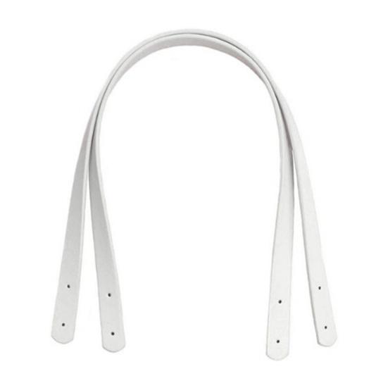 Стильная сумка с ручками из искусственной кожи и предварительно просверленными отверстиями для замены.