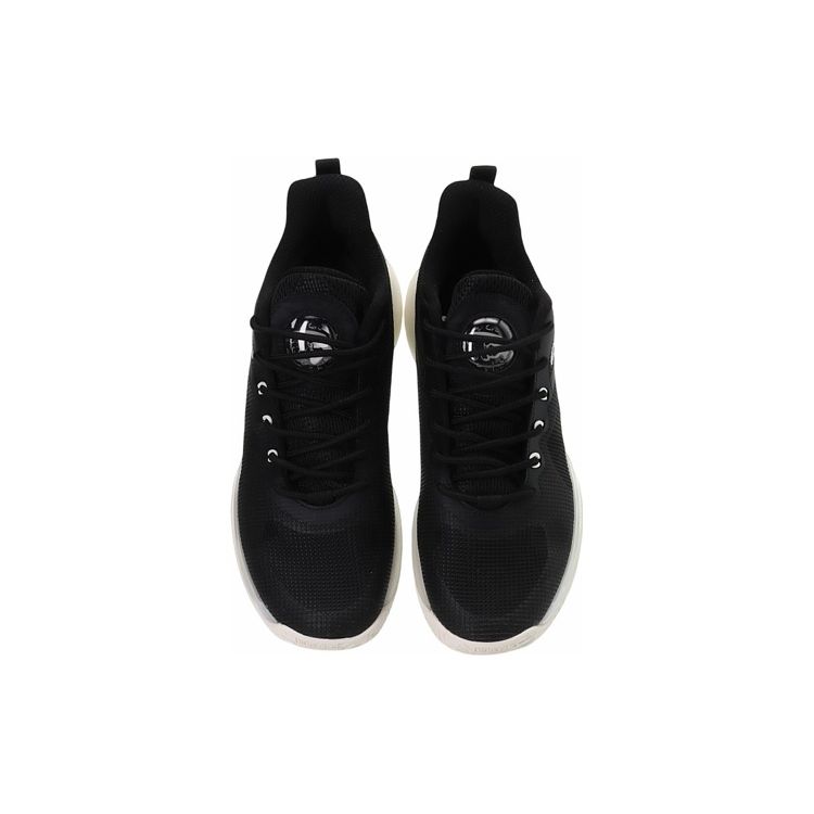 Anta Легкие износостойкие нескользящие низкие баскетбольные кроссовки мужские черные 112121606S-3