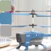 Black Bee 2.4g Remote Control Obstacle Avoidance Aircraft High Altitude Helicopter With Long Battery Life Children's Toy