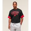 VarsiTy Oversized T shirT Black condiTioning Red A3b2z Bc1d