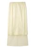 Emi Satin Layered IVR Women's Skirt, 13WFS252010,