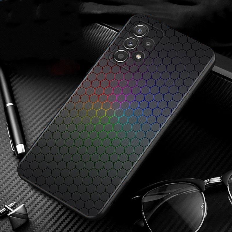 Чехол из углеродного волокна для Samsung Galaxy A72 A71 A52 A51 A42 A41 A32 A31 A22 A21s A12 A11 A02 A02s A01, чехол Fundas