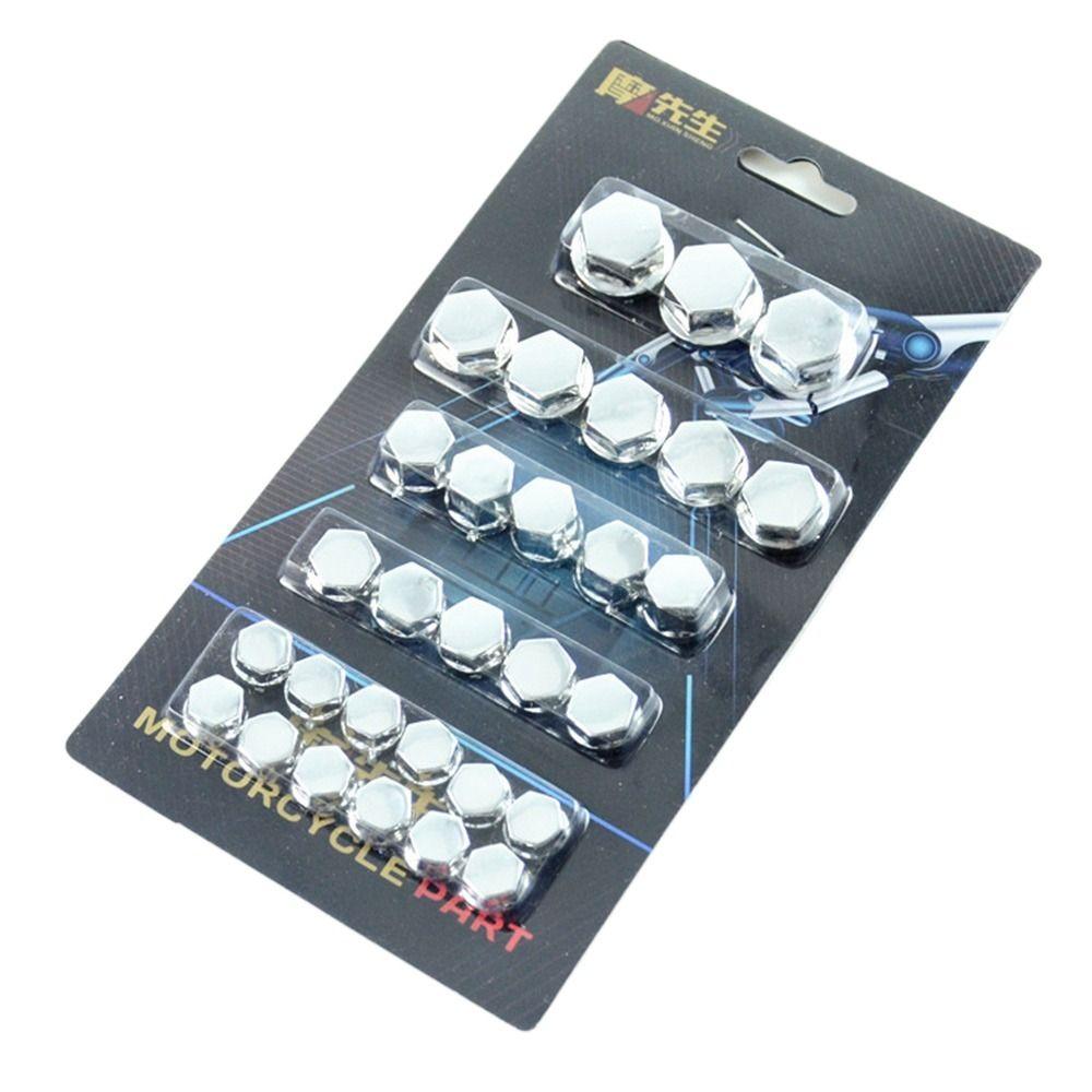 30 шт./компл. Высококачественные цветные аксессуары Украшение для мотоцикла Крышки болтов Декоративные колпачки Заглушка гайки двигателя