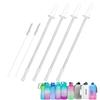 Water Bottle Straw Gallon Water Bottle Straw Replacement For 1/Half Gallon Water Bottle With 2 Cleaning Brushes 4 Cuttable Straw