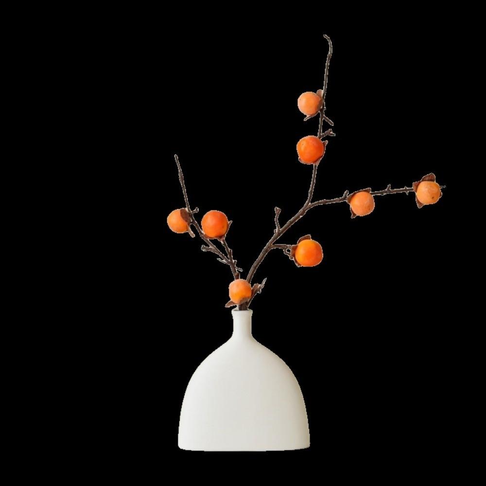 Real Touch Simulation Fruit Branches 8 Heads Faux Plant Branches Indoor Decoration
