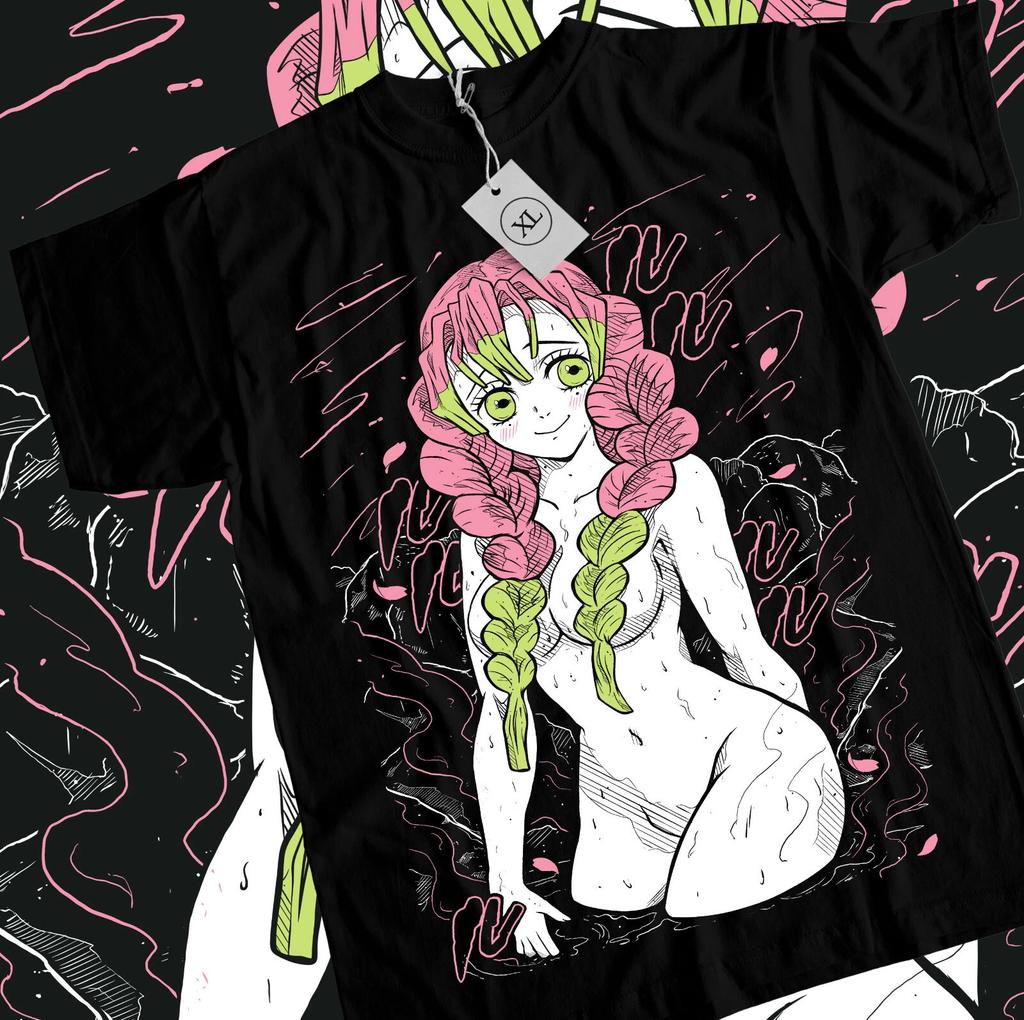 Mitsuri Kanroji Demon Slayer TShirt Demon SlayerMitsuriAnimeNezuk Tshirt