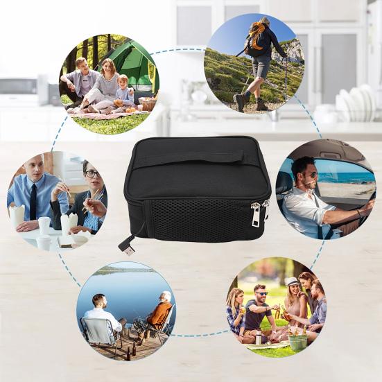 Электрический ланч-бокс 2,7 л контейнер с подогревом термоизолированный ланч-бокс с ручкой портативный подогреватель пищи для автомобиля путешествий пикника