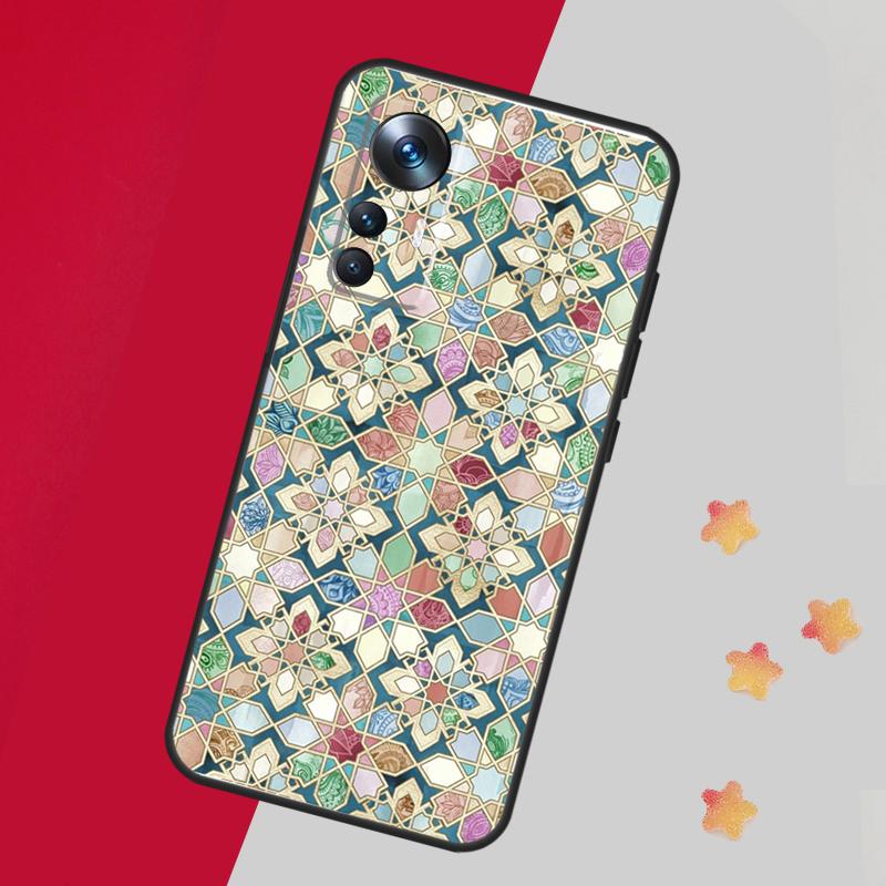 Приглушенная марокканская мозаика Чехол для POCO F5 X3 X5 Pro F3 F4 M5s X4 GT Для Xiaomi 13 14 Pro 11T 12T 13T Pro 12 Lite 12X