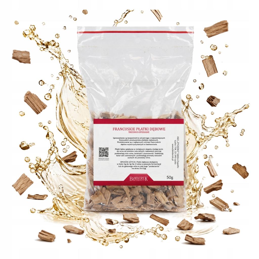 Medium Toasted French Oak Flakes 50G For Wine Better Taste And Aroma