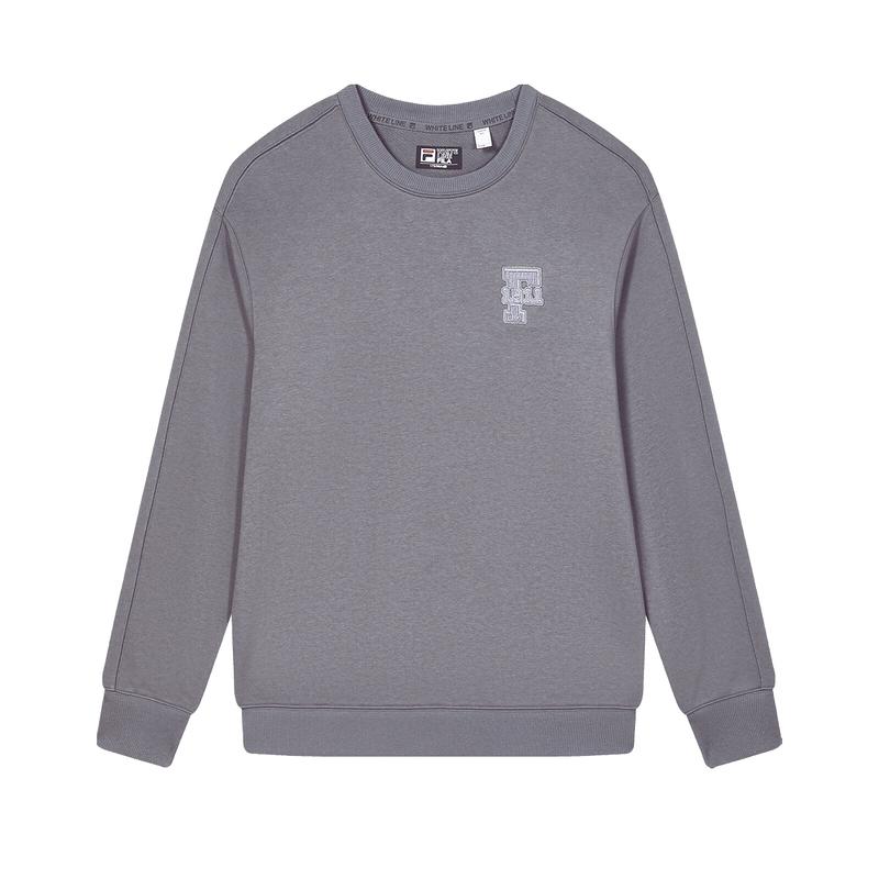 New FILA Sweatshirts Men's Cloudy Dora Gray F11U439203FDY