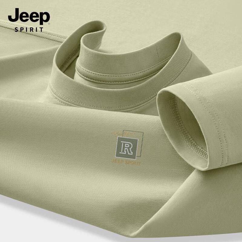 Мужская повседневная футболка JEEP SPIRIT из чистого хлопка