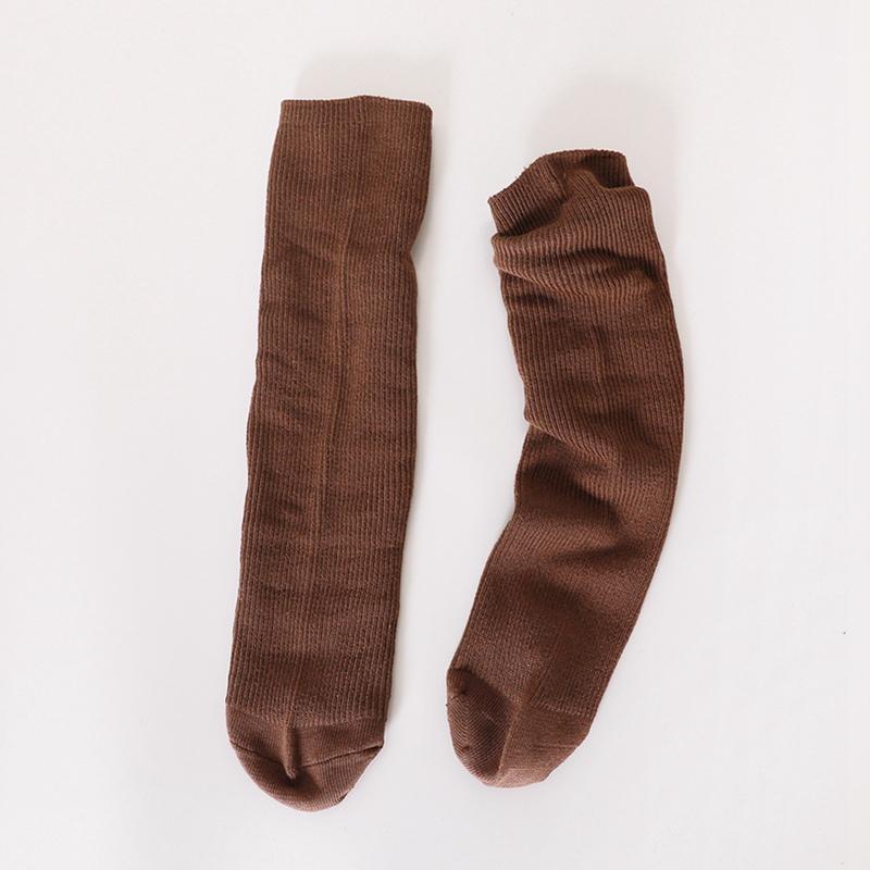 Детские носки Носки средней длины для мальчиков и девочек Однотонные детские носки