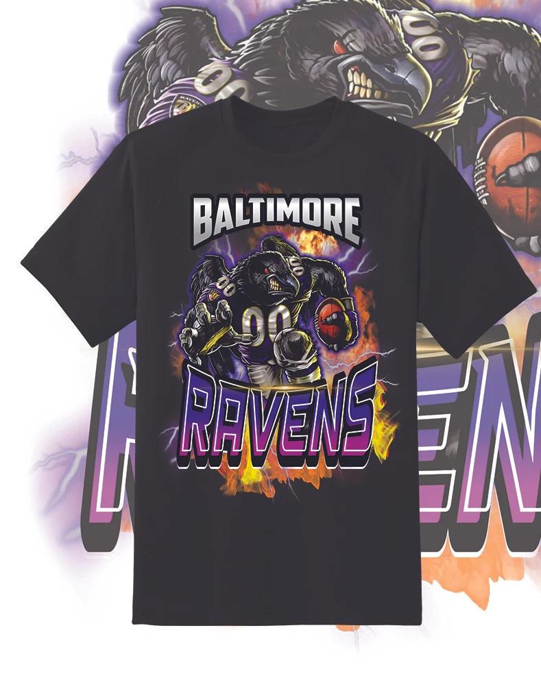Baltimore Ravens Attack Shirt Sizes!! Youth-6XL