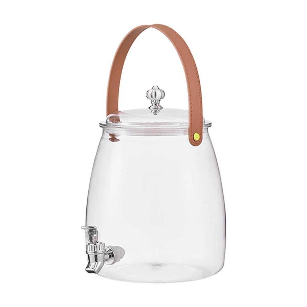 Большой холодный кувшин 3 л/5 л с краном в холодильнике, пластиковые кувшины для воды, фруктовый чайник, ведро для лимонада, контейнер для напитков для холодильника