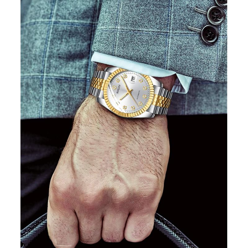 [BINLUN] ремешок для часов из нержавеющей стали, металлический ремешок для часов, металлический ремешок для часов 18 мм, 20 мм, 22 мм, 24 мм, 26 мм, сменный ремешок для смарт-часов, очень прочный