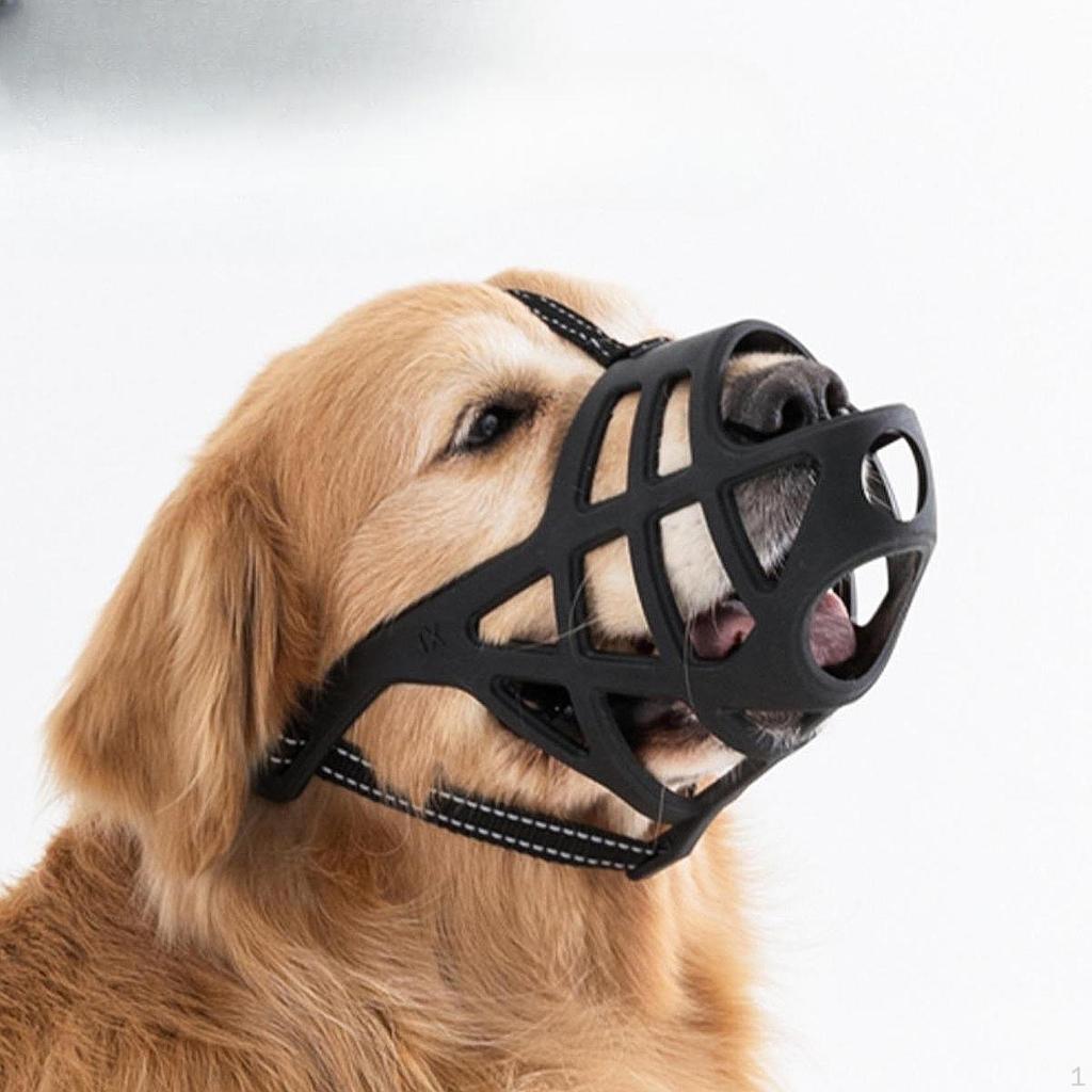 Dog Muzzle for Medium & Large Breeds Adjustable Anti-Chewing Training Device