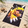 Digimon Microfiber Beach Towel Quick Dry Sand Free Lightweight Beach Towels for Travel Swimming Camping