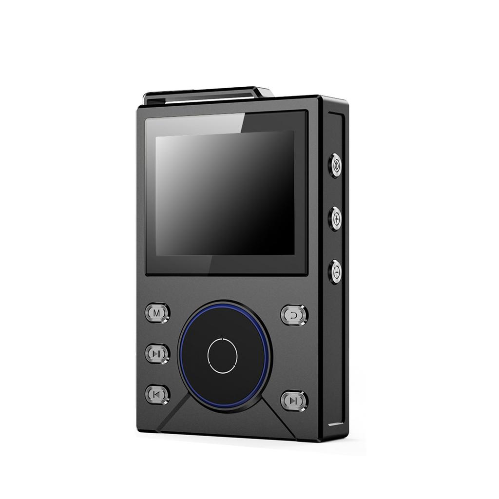 HIFI Беспроводной Музыкальный Плеер с Bluetooth, 2,4-дюймовый Цветной Дисплей, Управление Колесиком ALPS, Поддержка до 256 ГБ, Черный