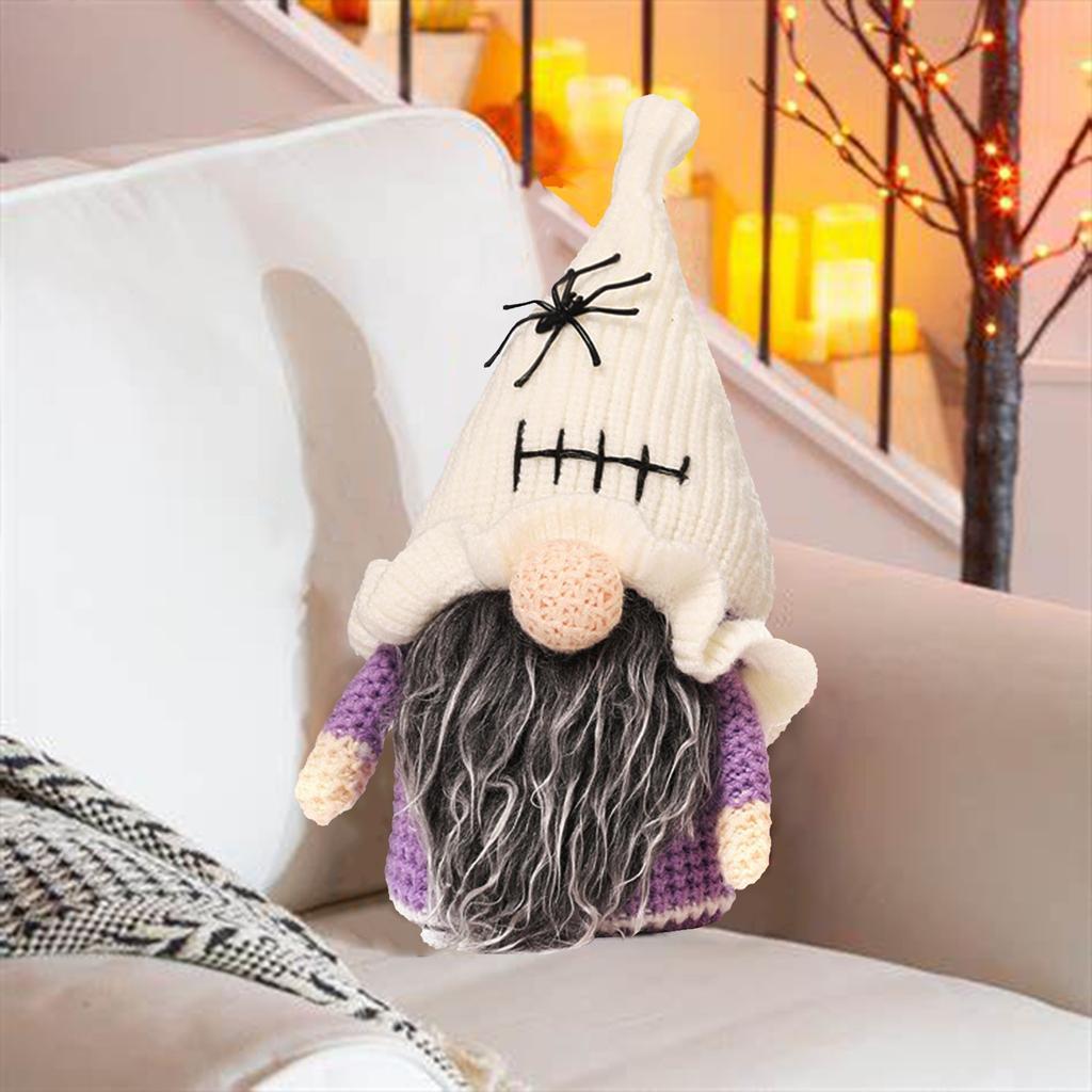 Украшения на Хэллоуин Вязаная кукла Рудольф Безликая кукла Украшения для дома Торговый центр Украшение окна