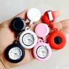 Lovely Hospital Medical Nurse Doctor Icons Cartoon FOB Pocket Watches Fashion Accessories Unisex Women Mens Clip Hang Clock Gift