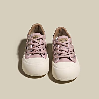 Мода Лето Новые туфли, увеличивающие рост Дышащая женская обувь Женские сандалии Повседневная обувь с большой головой Туфли с полыми отверстиями для женщин