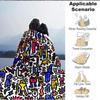 1pc Colorful Characters Blanket Warm, Cozy, And Soft, Suitable for Sofas, Beds, Cars, And Office Use.Perfect for Camping And Travel, Making It a Great