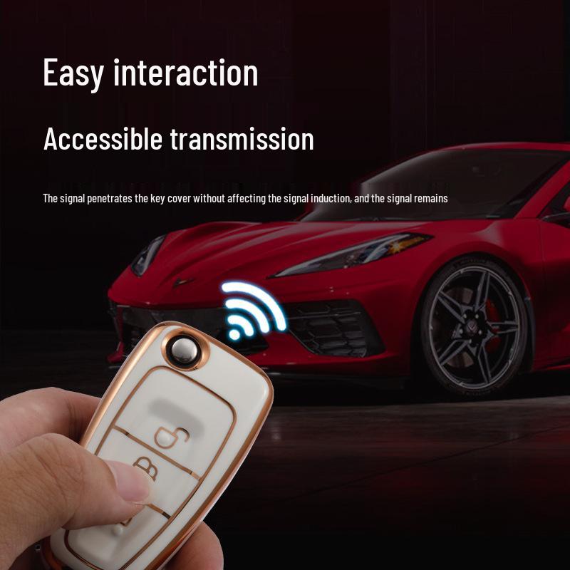 Чехол для ключа Ford для Focus, Edge, Mondeo, Ecosport, Kuga, Fiesta, Everest