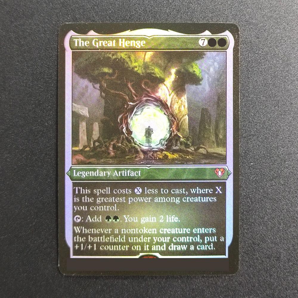 CMM TCG Proxy Magical Cards Jeweled Lotus The Ur-Dragon Fierce Guardianship Demonic Tutor The Great Henge Deflecting Swat