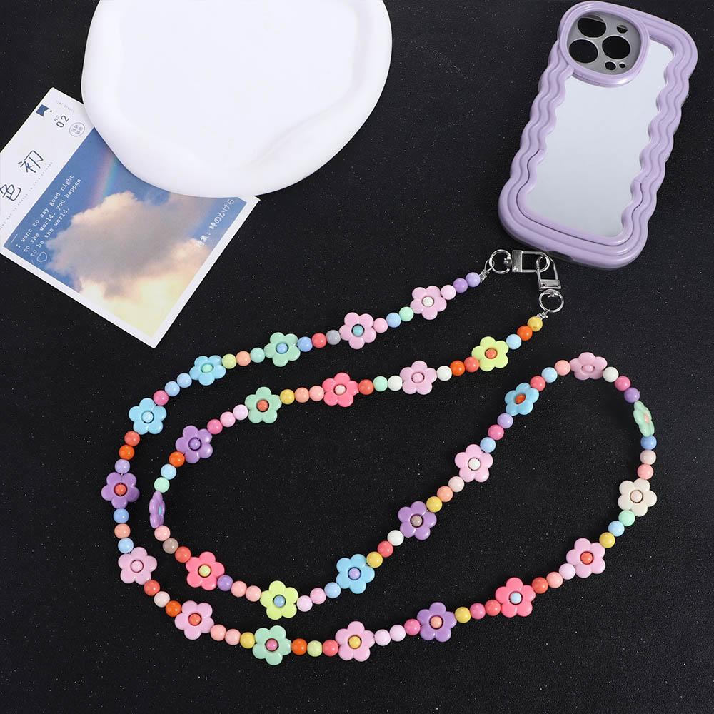 Mobile Phone Beading Necklace Phone Lanyard Phone Chain Phone Strap Crossbody Cellphone Strap