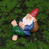 Ornaments Decorations Resin Dwarf Statue Cartoon Animal Miniature Gnome Figurines Fairy Garden
