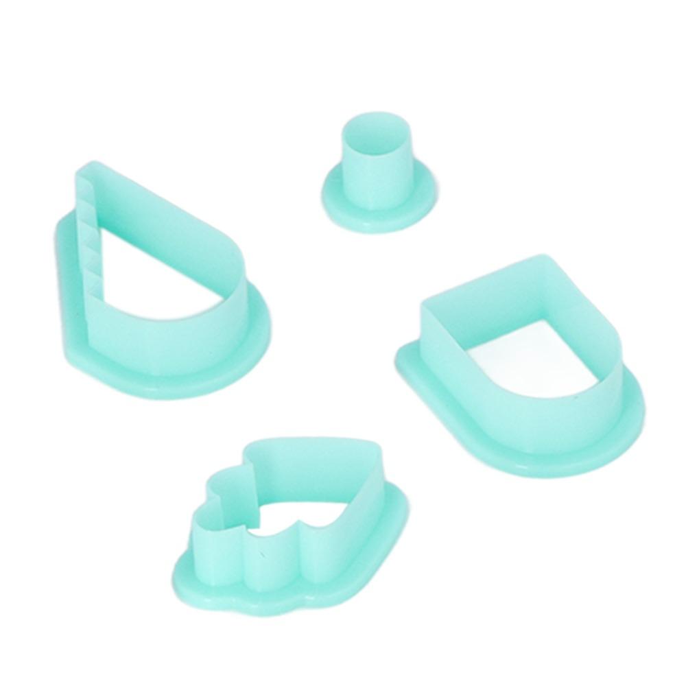 24pcs Green Clay Earring Cutters Various Shapes Boho Clay Cutters  Earrings Making