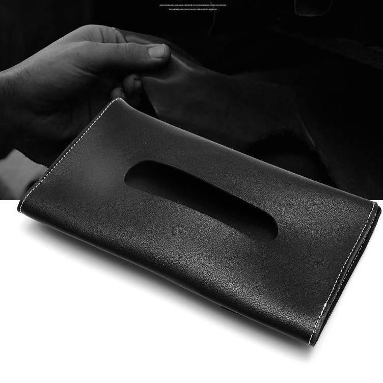 Кожаный автомобильный солнцезащитный козырек и подлокотник, коробка для салфеток - мультяшный дизайн