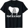 DONT BE SHEEP Отличная футболка унисекс премиум-класса с крутым дизайном