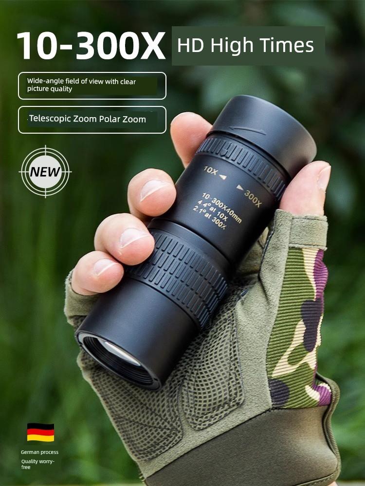 Monocular Telescope Zoom High Magnification Professional Grade Day and Night Portable Outdoor Handheld Watching Mobile Phone Concert