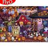 5D Diamond Painting House Full Drill Cross Stitch Diamond Embroidery Halloween Pictures Of Rhinestones Home Decoration