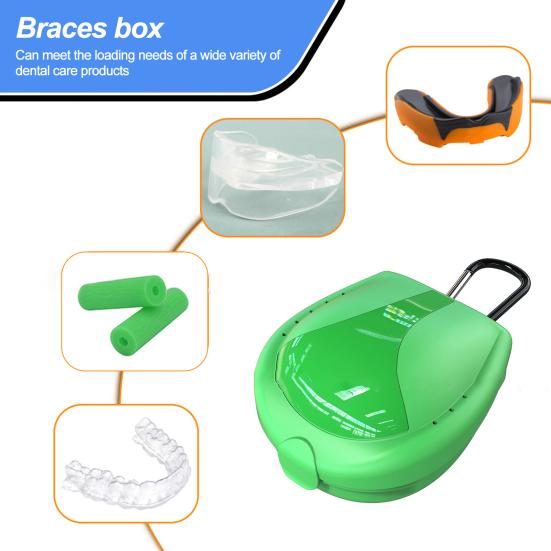 Коробка-держатель для спортивных кап для взрослых Бокс Тхэквондо Капа для рта Чехол для хранения Портативный Пылезащитный Пластиковый Футбольная капа Фитнес-капы