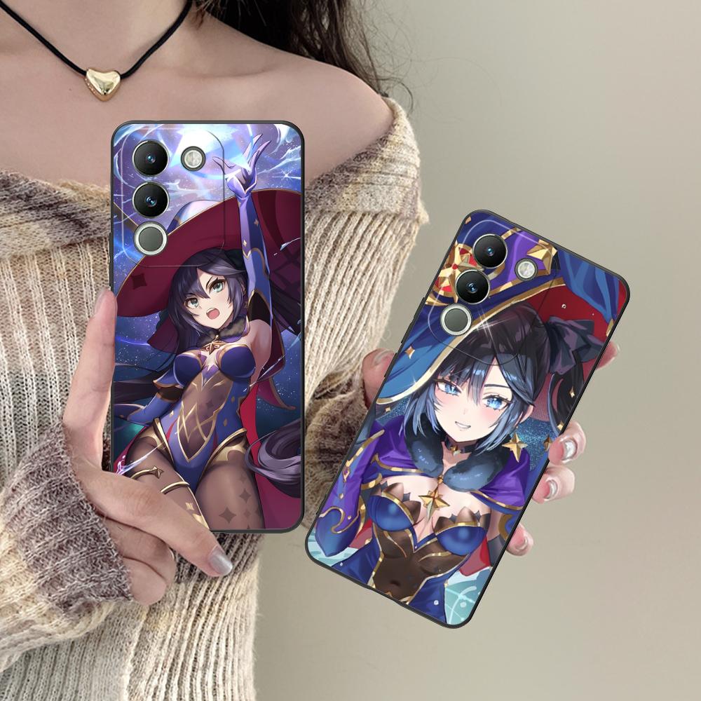 Игровой чехол GI Mona Матовый ТПУ для мобильного телефона VIVO Y77 76 75 74 73 72 58 56 55 51 50 38 36 Y19 Y18 Y03 Y01 5G Цветная крышка