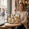 Autumn Farm Print Casual Tote Bag Cute Daily Handbag