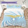 Lazio Pattern Bedding,Quilt Set Quilt Cover Pillowcase Home Birthday Gift(1 * duvet cover + 2 * pillowcase, without core)_lx