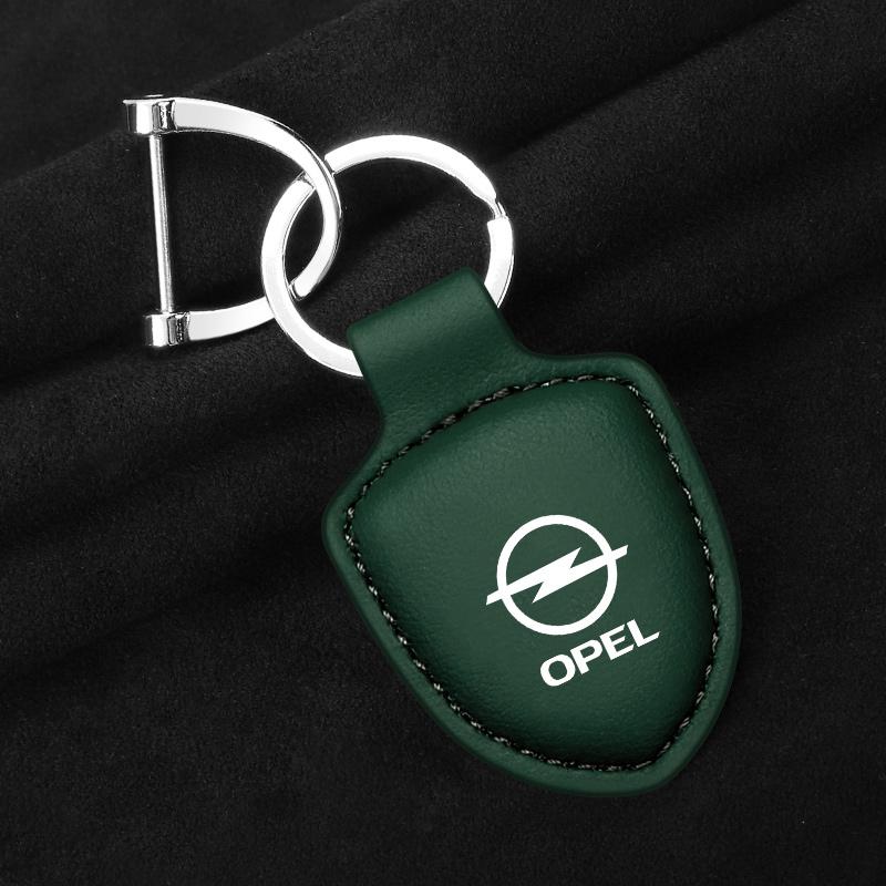 Car Keychain Leather Pendant Anrti-loss Keyring For Opel Astra Insignia Corsa Zafira Meriva Mokka Vivaro Vectra Antara Accessory