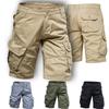 Мужские рабочие брюки, повседневные шорты с карманами, мужские летние спортивные шорты длиной до колена